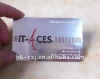 Cut Through Stainless Steel Business Cards