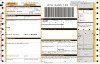 DHL consignment note with barcode -SL824