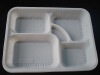 Degradable take-away food tray