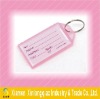 Delicate PVC luggage tag