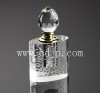 Delicate crystal cosmetic bottle