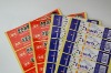 Delicate design self adhesive paper labels