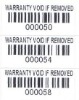 Destructible barcode security labels,security barcode labels