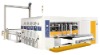 Die-cutting machine with computer four colors flexo printing machine