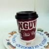 Disposable double wall paper cup 8oz