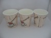 Disposable  paper coffee bean cups