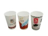 Disposable paper cups with PE coated