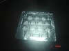 Disposable plastic food tray