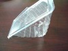 Disposable plastic sandwich container