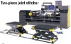 Double servo speeding semi-auto stitcher