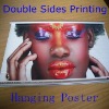 Double sides Printing Hanging Poster