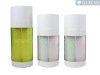 Dual cosmetic airless bottle