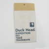 Duck head hangtag,fabric and paper hangtag