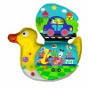 Duckling shaped baby bath book