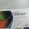 Durable Vinyl Label- for Hair Microwave Oven(UNIC-BL251)