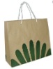 Eco-friendly kraft paper shopping bag