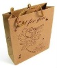 Ecofriendly luxury kraft brown paper bag printing