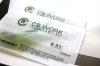 Elegant Clear PVC business card