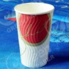 Embossed suction paper jelly cup