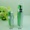 Empty acrylic material Dual tube lotion bottles