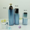 Empty acrylic voccum bottles with square shape