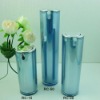 Empty round acrylic Airless pump bottles