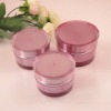 Empty taper shape acrylic cosmetic jars