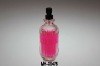 Engraving glass perfume bottle