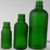 Essential Oil Glass Bottles Frosted Green Color