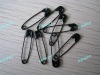 Exquisite Black Colour Metal Safety Pin for Garment Tag