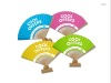 Fabric Wooden Fan For Souvenior (ql-3204)