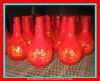 Factory directly sale Red hot stamping liquor wine bottle