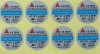 Fan Labels,Matt Silver Self-adhesive Labels