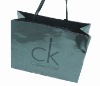 Fashion clothing paper shopping bag with gloss lamination