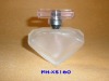 Fashion heart sharped glass perfume bottle