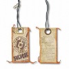 Fashion paper hangtag and label/brown paper labels