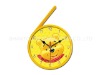 Figure 6 Music Alarm Clock,Yellow Carton Wall Clock