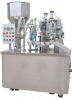 Filling and sealing machine