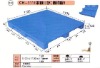 Flat double side CH-1111 plastic pallet,blue plastic pallet