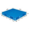 Flat-sided welding plastic tray (plastic pallet) 1200*1000*150 (mm)