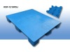 Flat top plastic pallet, 1200x1000x140mm