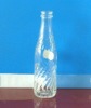 Flint Glass Bottle With Figure