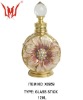 Flower Middle East  Metal Perfume Oil Bottle