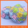 Flower power cupcake baking liners