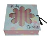 Flower shape bodycare packaging paper box