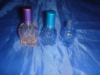 Flower shape glass perfume bottle