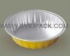 Food packing aluminum foil container