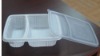 Food trays(three compart.) Plastic food container