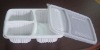 Food trays(three compart.) Plastic food container