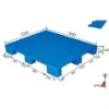 Four way Flat-Sided 9 leg shelf plastic tray (plastic pallet) 1200*1000*140 (mm)